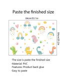 Self-Adhesive Removable Wholesale Cartoon Dinosaur Wall Stickers For Kids Room