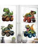 Self Adhesive Bedroom Decoration 3D Cartoon Dinosaur Sticker Tiles For Wall Kids