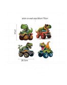 Self Adhesive Bedroom Decoration 3D Cartoon Dinosaur Sticker Tiles For Wall Kids