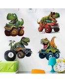 Self Adhesive Bedroom Decoration 3D Cartoon Dinosaur Sticker Tiles For Wall Kids