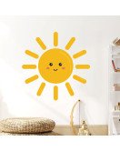 3d Cartoon Sun Baby Nursery Wall Stickers Picture - Model Sf3305