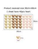 Home Decoration Self Adhesive 3d Vinyl Heart Decal Wall Home Decoration Self Adhesive 3d Vinyl Heart Decal Wall