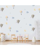 Kids Room Self Adhesive Hot Air Balloon Wall Stickers Wallpaper Kids Room Self Adhesive Hot Air Balloon Wall Stickers Wallpaper