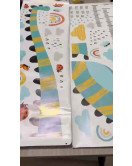 Colorful Quote With Handprint Adhesive 3d Kids Classroom Sticker Wall Decor