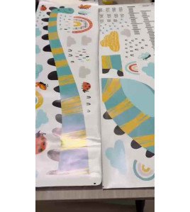 Colorful Quote With Handprint Adhesive 3d Kids Classroom Sticker Wall Decor