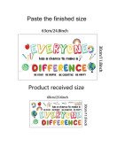 Colorful Quote With Handprint Adhesive 3d Kids Classroom Sticker Wall Decor