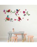 Living Room Bedroom Decoration Self Adhesive Romantic Birds Wall Stickers