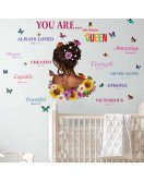 3d Butterfly Flower Girls Room Decoration Inspirational Stickers On The Wall