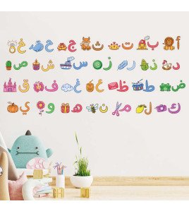 School Classroom Decoration Self Adhesive 3d Animal Alphabet Stickers Letters
