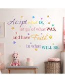 Kids Room Decoration Colorful Inspirational Quotes Wall Stickers