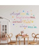 Kids Room Decoration Colorful Inspirational Quotes Wall Stickers