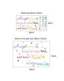 Kids Room Decoration Colorful Inspirational Quotes Wall Stickers