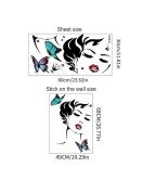 Self Adhesive Girls Room Decoration Sticker 3D Salon Wall Art