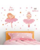 Hot Sale Removable Dance Ballet Princess Decal For Girl For The Wall