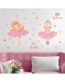 Hot Sale Removable Dance Ballet Princess Decal For Girl For The Wall