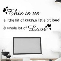 Living Room Decoration Self Adhesive Love Wall Stickers With Inspiring Quotes