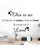 Living Room Decoration Self Adhesive Love Wall Stickers With Inspiring Quotes