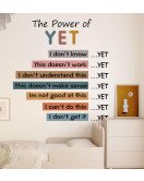 Motivational Quote Cartoon Wall Stickers Nursery Kids' Room - Model Sf36289