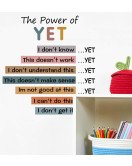 Motivational Quote Cartoon Wall Stickers Nursery Kids' Room - Model Sf36289