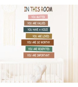 Cheap Motivational Quote Wall Stickers For Kids Bedroom - Model Sf36290