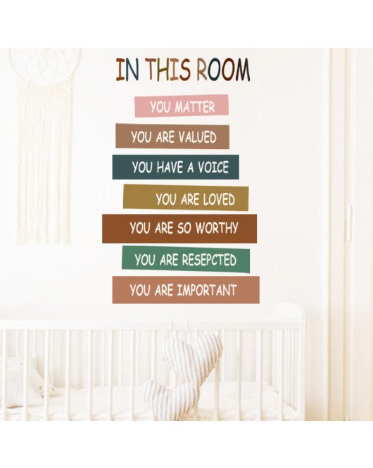 Cheap Motivational Quote Wall Stickers For Kids Bedroom - Model Sf36290
