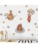 New Design Planet Cute Bear Decor Baby Wall Stickers Bedroom New Design Planet Cute Bear Decor Baby Wall Stickers Bedroom