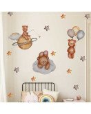 New Design Planet Cute Bear Decor Baby Wall Stickers Bedroom New Design Planet Cute Bear Decor Baby Wall Stickers Bedroom