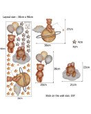 New Design Planet Cute Bear Decor Baby Wall Stickers Bedroom New Design Planet Cute Bear Decor Baby Wall Stickers Bedroom