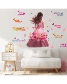 Girls Room Decoration Inspirational Quote Wall Stickers Paper Girls Room Decoration Inspirational Quote Wall Stickers Paper