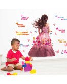 Girls Room Decoration Inspirational Quote Wall Stickers Paper Girls Room Decoration Inspirational Quote Wall Stickers Paper