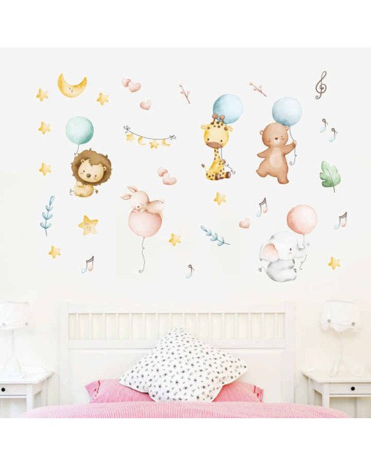 Home Decoration Kids Room Cartoon Animal Wall Stickers & Decals Home Decoration Kids Room Cartoon Animal Wall Stickers & Decals