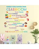 Classroom Decoration Colorful Quote Wall Stickers For School Classroom Decoration Colorful Quote Wall Stickers For School
