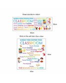 Classroom Decoration Colorful Quote Wall Stickers For School Classroom Decoration Colorful Quote Wall Stickers For School