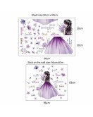 Home Decoration Peel And Stick 3d Butterfly Flower Motivational Wall Sticker For Girl Room