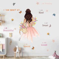 Girls Room Decoration Motivation Quotes Wall Decals Custom Pvc Sticker