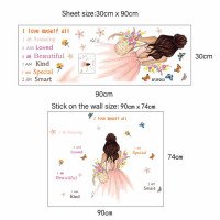 Girls Room Decoration Motivation Quotes Wall Decals Custom Pvc Sticker