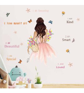 Girls Room Decoration Motivation Quotes Wall Decals Custom Pvc Sticker