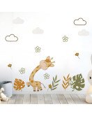 Home Decoration 3d Cartoon Giraffe Wall Stickers Kids' Room - Model Sf39244