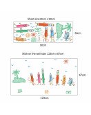 Self Adhesive Transparent Pvc Cartoon Pencil Classroom Wall Stickers