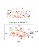 Living Room Self Adhesive 3d Tree Leaf Wall Art Stickers Living Room Self Adhesive 3d Tree Leaf Wall Art Stickers