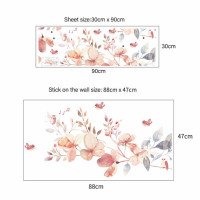Living Room Self Adhesive 3d Tree Leaf Wall Art Stickers