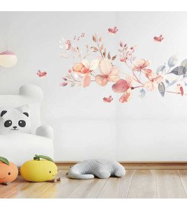 Living Room Self Adhesive 3d Tree Leaf Wall Art Stickers