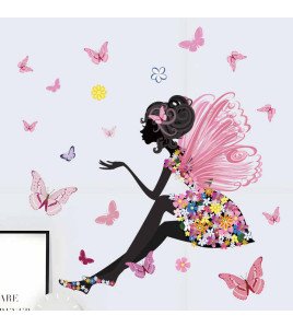 Bedroom Decoration Butterfly Princess Wall Stickers For Girls