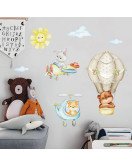 Cheap Kids Bedroom Cartoon Animal Vinyl Nursery Wall Stickers - Model Sf39353