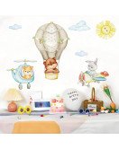 Cheap Kids Bedroom Cartoon Animal Vinyl Nursery Wall Stickers - Model Sf39353