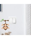 Home Decoration Self-adhesive Cartoon Monkey Switch Stickers For Electric Board Label - Model Sw025