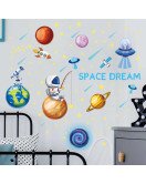 Kids Room Decorative 3D Space Night Glowing Stars Wall Sticker