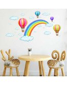 Home Decor Colorful Air Balloon Rainbow Wall Sticker Home Decor Colorful Air Balloon Rainbow Wall Sticker