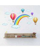 Home Decor Colorful Air Balloon Rainbow Wall Sticker Home Decor Colorful Air Balloon Rainbow Wall Sticker