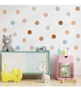 Children Room Decoration Removable Wall Decal Sticker Polka Dot
